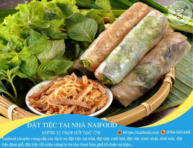 Món khai vị bì cuốn