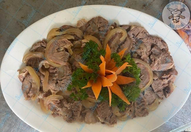 M&oacute;n b&ograve; tơ hấp cuốn rau rừng