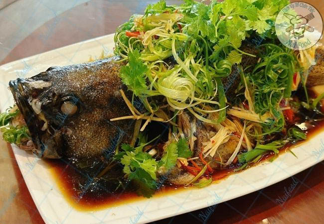 M&oacute;n c&aacute; bống m&uacute; hấp x&igrave; dầu