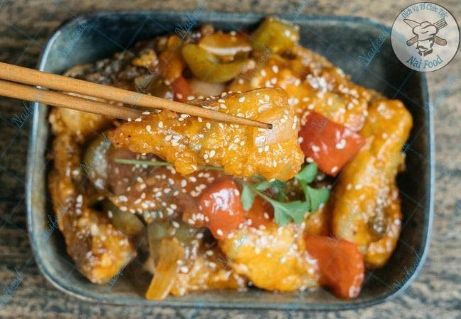 M&oacute;n c&aacute; chẽm sốt chua ngọt