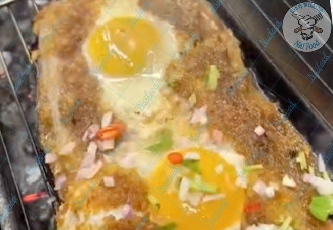 M&oacute;n c&agrave; t&iacute;m nướng trứng g&agrave; mỡ h&agrave;nh