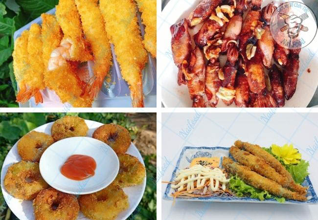 C&aacute;c m&oacute;n hải sản chi&ecirc;n