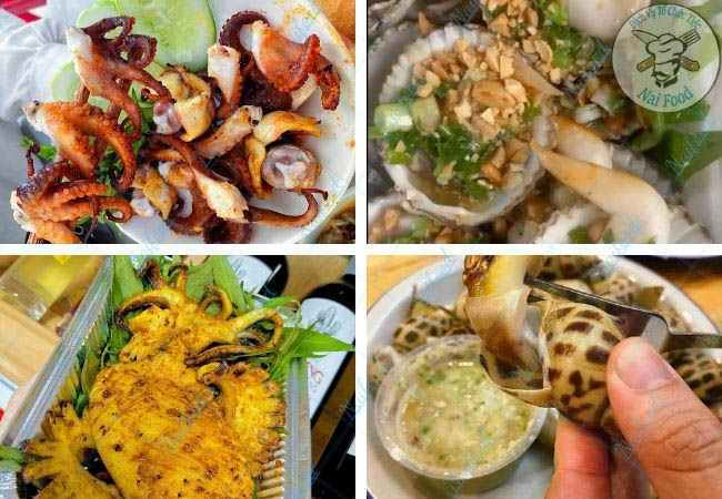 C&aacute;c m&oacute;n hải sản nướng