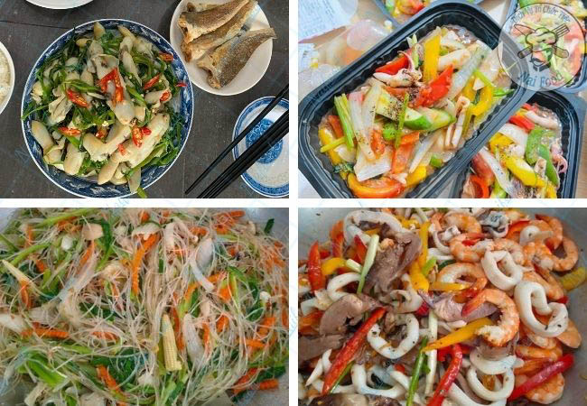 C&aacute;c m&oacute;n hải sản x&agrave;o