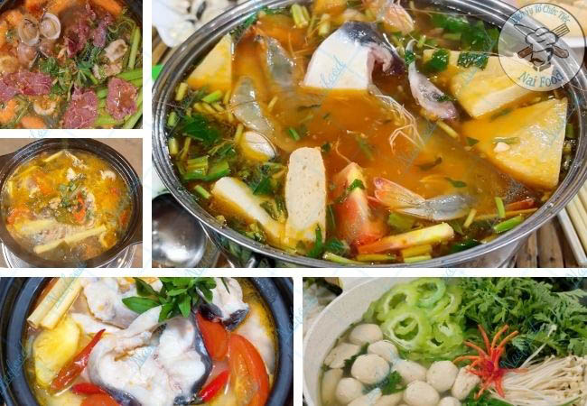 Các món lẩu ngon đãi tiệc