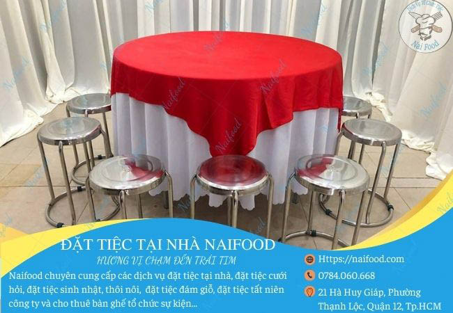 B&agrave;n ghế đ&ocirc;n inox&nbsp;tại Naifood