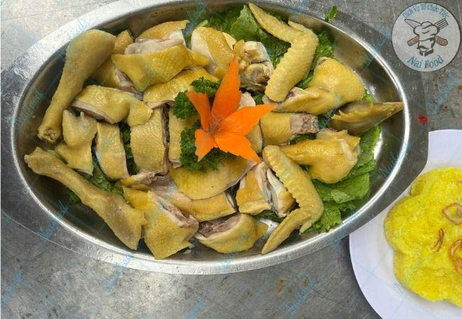 G&agrave; hấp cải bẹ xanh