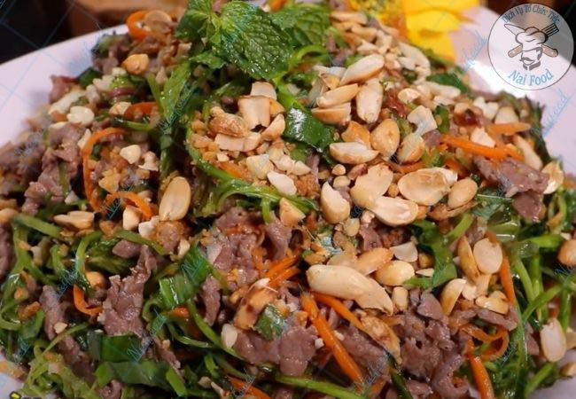 Gỏi rau muống thịt b&ograve;