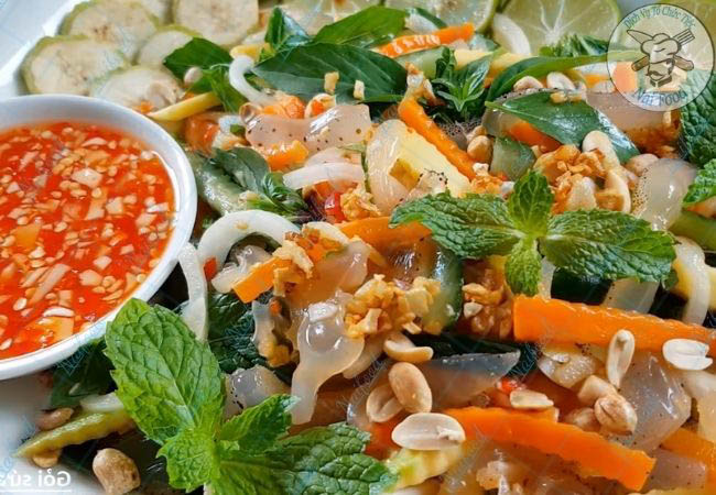 Gỏi sứa đ&atilde;i tiệc