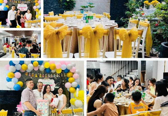 Kinh nghiệm tổ chức tiệc đầy th&aacute;ng cho b&eacute; tại nh&agrave;