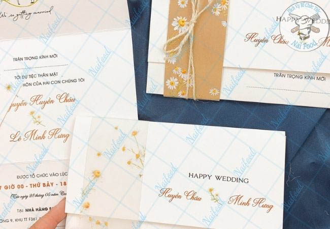 L&ecirc;n &yacute; tưởng mẫu thiệp cưới mời kh&aacute;ch