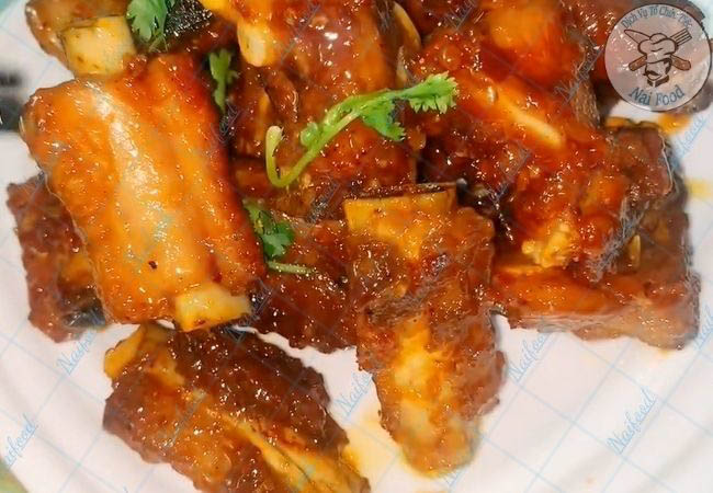 Sườn chi&ecirc;n nước mắm