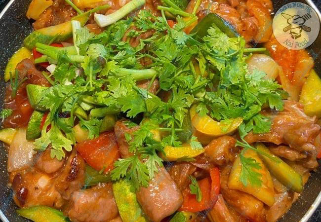 Sườn non chay x&agrave;o chua ngọt