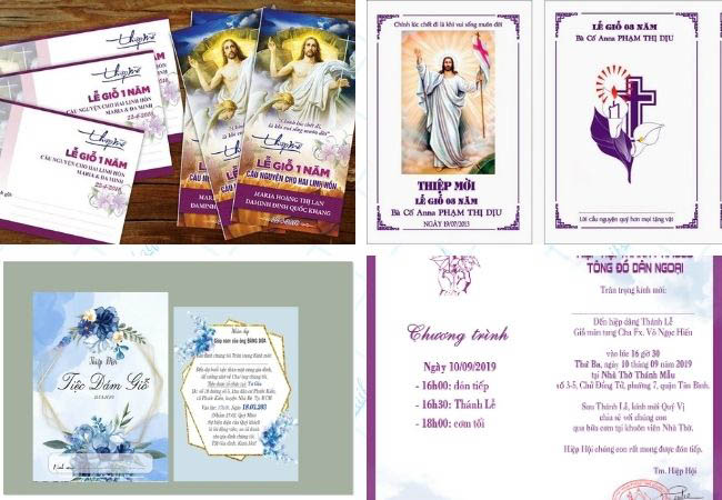 C&aacute;c mẫu thiệp mời đ&aacute;m giỗ được ưa chuộng nhất