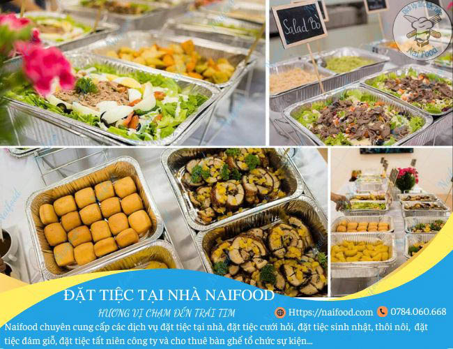 Thực đơn các món ăn tiệc buffet ngon
