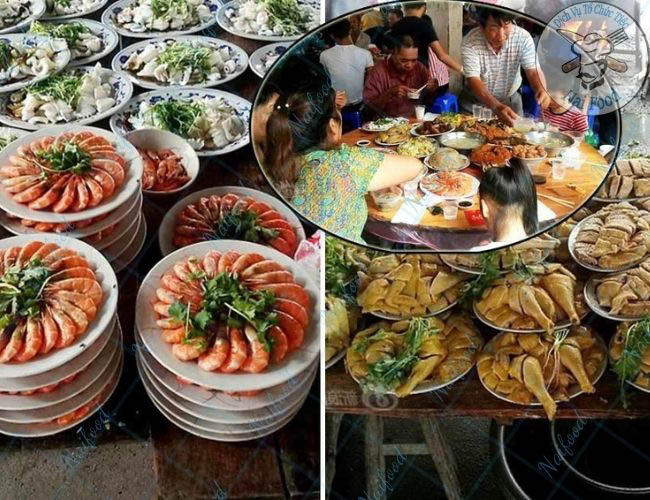 Thực đơn đ&aacute;m cưới ở qu&ecirc; b&igrave;nh d&acirc;n