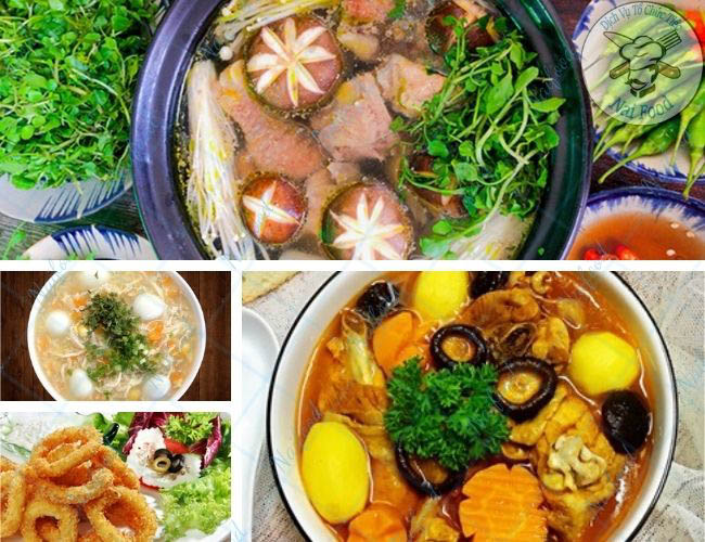 Thực đơn đ&atilde;i tiệc cưới miền nam