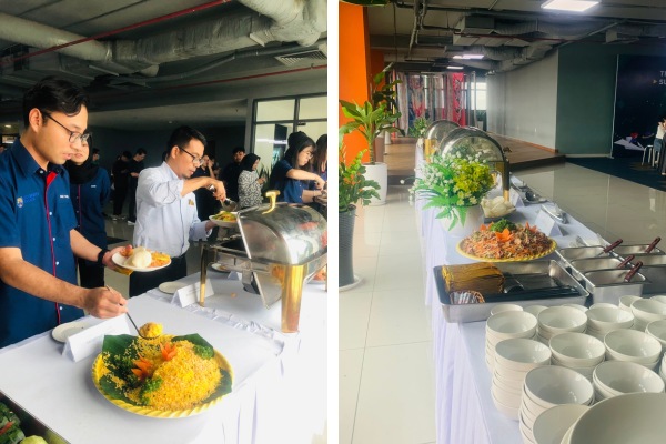 quy tr&igrave;nh tổ chức tiệc buffet cho c&ocirc;ng ty