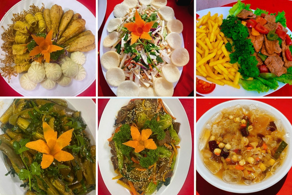 Thực đơn tiệc chay 6