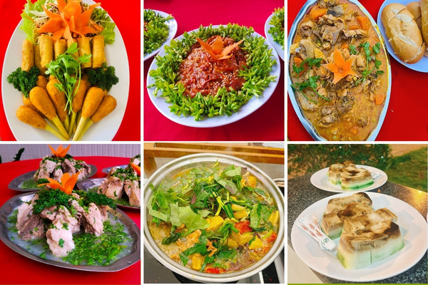 Thực đơn tiệc mặn 12