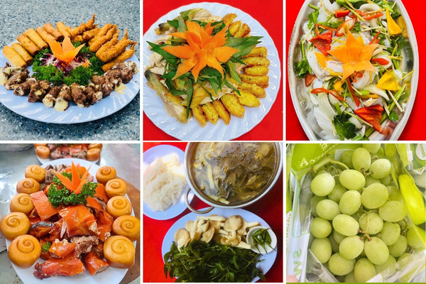 Thực đơn tiệc mặn 24