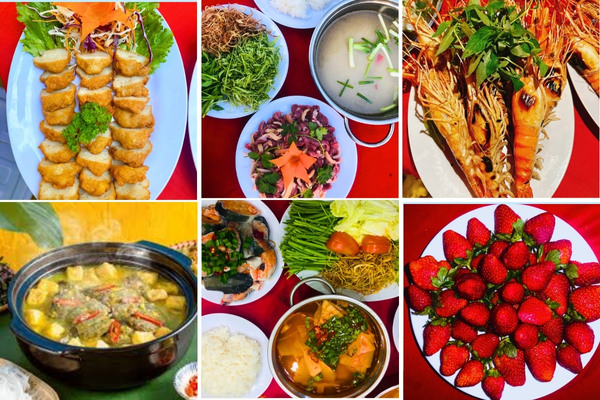 Thực đơn tiệc mặn 30