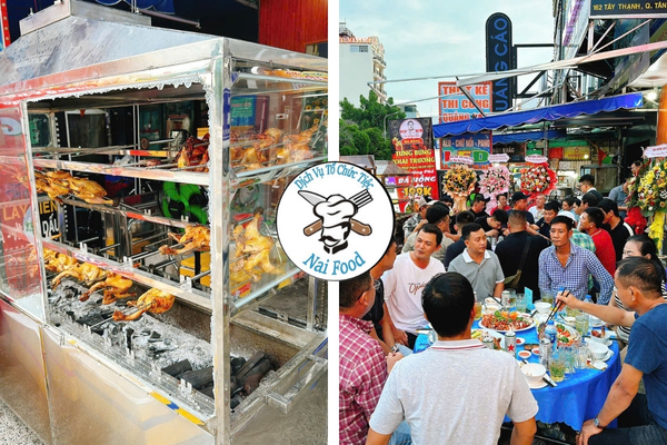 Quy tr&igrave;nh nhận tổ chức tiệc tại Dĩ An của Naifood