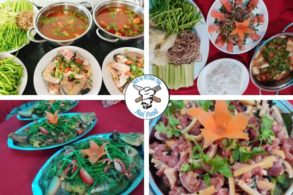 Thực đơn đặt tiệc tại nh&agrave; Đồng Nai