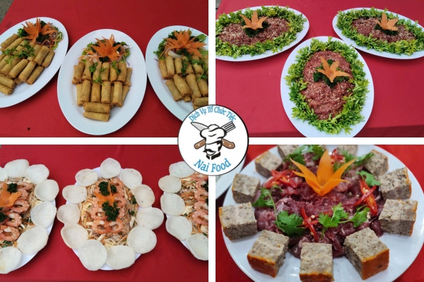 Quy tr&igrave;nh nhận tiệc tại nh&agrave; quận 5 của Naifood