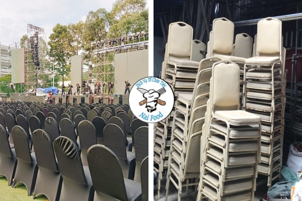 Naifood cho thu&ecirc; c&aacute;c loại b&agrave;n ghế tại quận 7