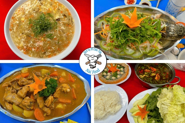 Thực đơn đa dạng, phong ph&uacute;