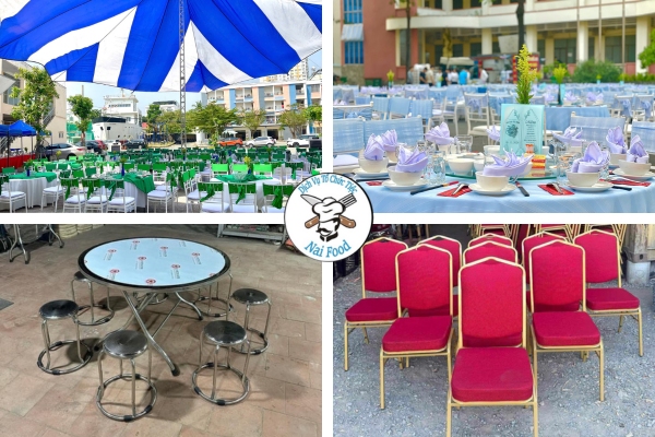 Dịch vụ cho thuê bàn ghế tại quận Bình Tân