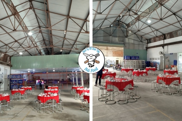 Naifood cho thu&ecirc; b&agrave;n ghế inox tại quận 11