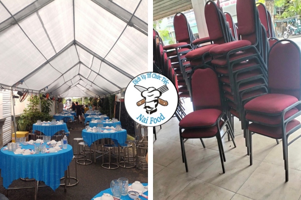 Giới thiệu dịch vụ cho thu&ecirc; b&agrave;n ghế quận 10 của Naifood