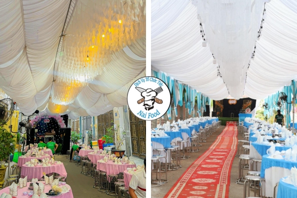 Naifood cho thu&ecirc; b&agrave;n ghế inox tại Thủ Dầu Một