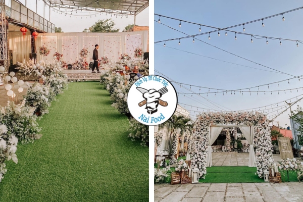 Tổ chức đặt tiệc cưới tại nh&agrave;.