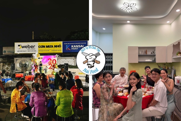 Cam kết từ ch&uacute;ng t&ocirc;i đến kh&aacute;ch h&agrave;ng đặt tiệc tại Naifood