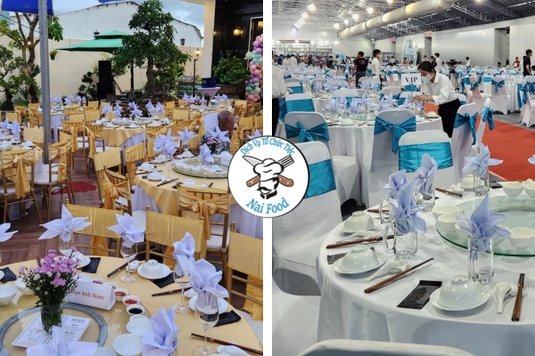Giới thiệu dịch vụ đặt tiệc t&acirc;n ni&ecirc;n c&ocirc;ng ty của Naifood