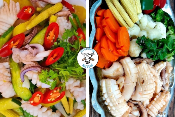 Mực x&agrave;o thập cẩm