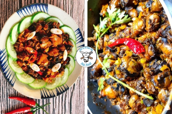 Ốc bươu x&agrave;o sả ớt