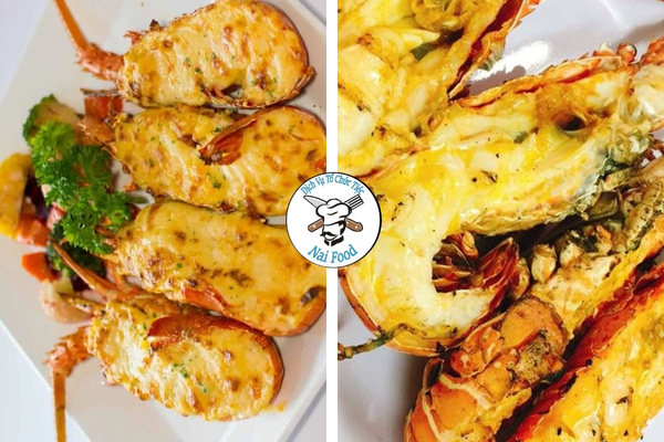 T&ocirc;m h&ugrave;m nướng bơ tỏi/ph&ocirc; mai