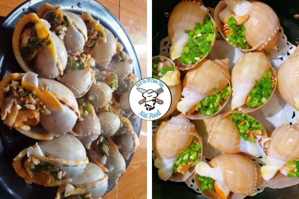 Ốc tỏi nướng muối ớt/mỡ h&agrave;nh