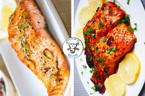 C&aacute; hồi nướng nước tương