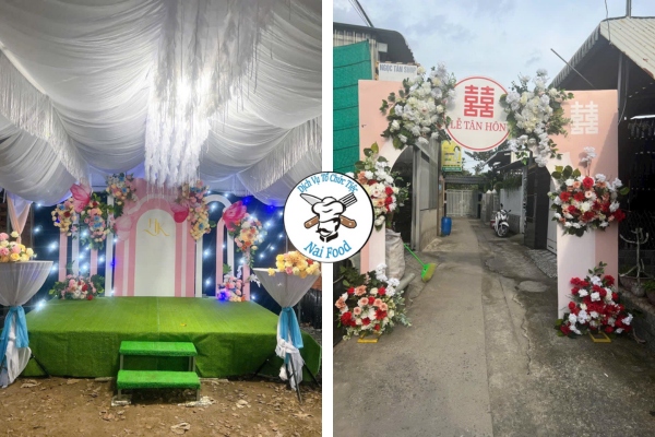 Naifood tổ chức tiệc cưới trọn g&oacute;i tại G&ograve; Vấp