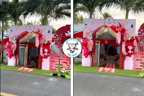 Cổng cưới theo concept ri&ecirc;ng