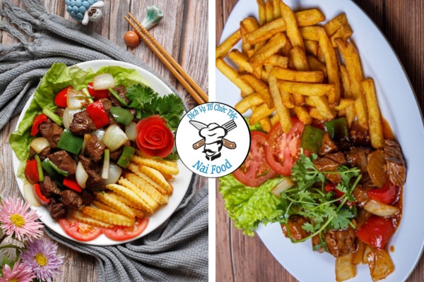 B&ograve; l&uacute;c lắc + khoai t&acirc;y