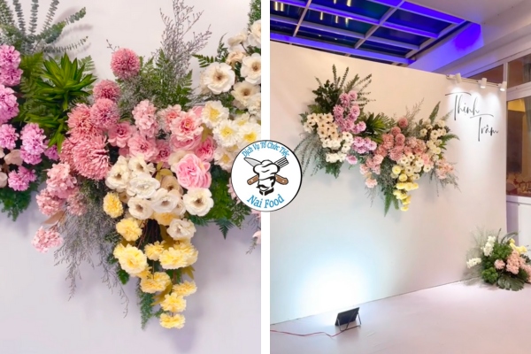 Trang tr&iacute; backdrop chụp h&igrave;nh