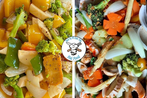 Rau củ x&agrave;o chay