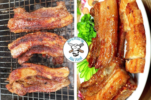 Ba chỉ nướng mật ong