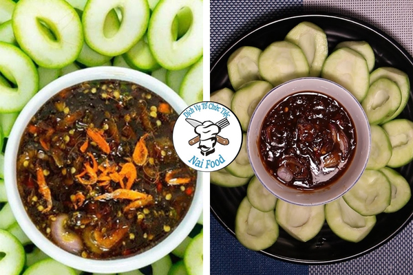 Xo&agrave;i non chấm mắm ruốc